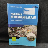 Image of Pendidikan Kewarganegaraan Kelas X